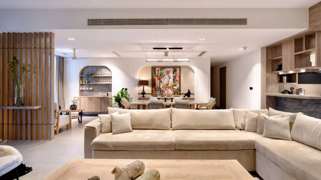 Luxury living room interior design by kaizenatelier